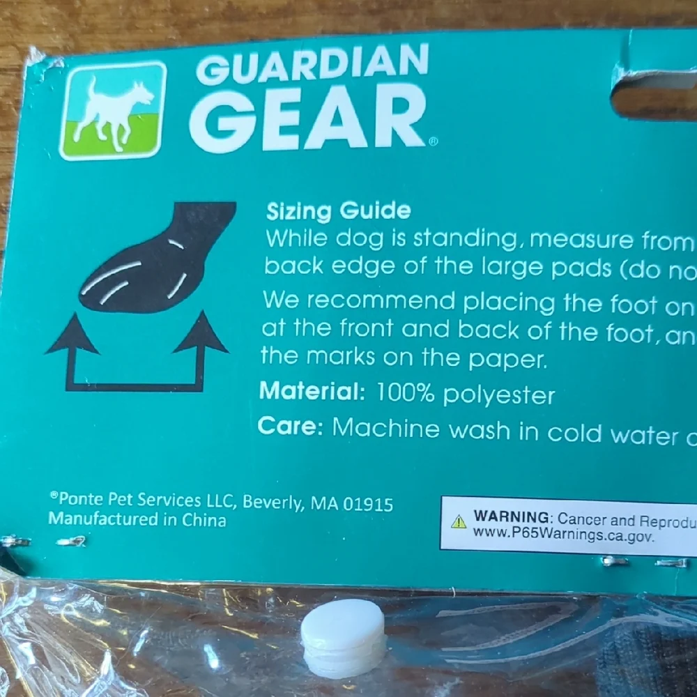 Guardian Gear Black Fleece-Lined Dog Boots Booties Performance Hiking Small Pet